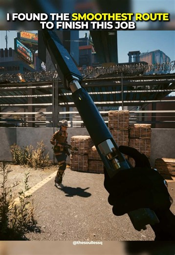 the smoothest way to finish the job. #cyberpunk2077 #gaming #stealth | cyberpunk 2077