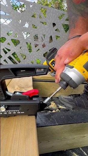 How To Fix’s Decking Boards (INVISIBLE SCREWS) #diy #hacks