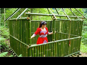 Building a Bamboo House & Primitive Survival in the Amazon Forest: A 30-Day Solo Journey