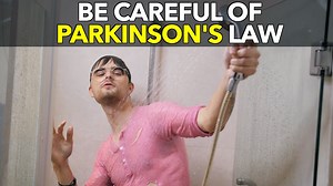 12M views · 261K reactions | I FINALLY GET IT! Parkinson's Law is not very well known, but we all follow it. Here is what it is. Also, good news, we've reached 16 million people! And the last line was: "That's more than a minute, see you tomororw". Which means....I'll be uploading on this page every day. Half from my previous videos, and another half of fresh videos. Exciting times! | Nas Daily | Facebook