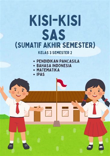 Kisi-Kisi Sumatif Akhir Semester 2 Kelas 3 SD