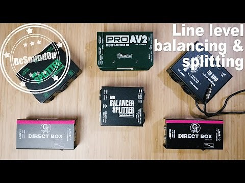 #51 - How To: Splitting, Balancing & Isolating Line Level Audio signals.