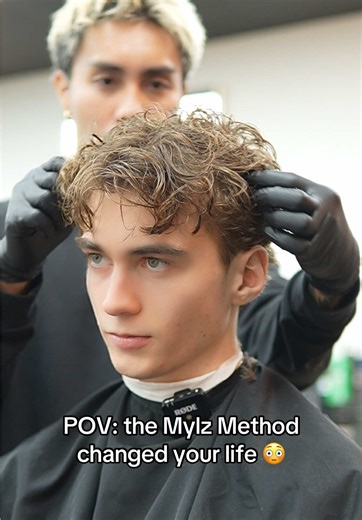 $125 Haircut Transformation: Textured Middle Part Style