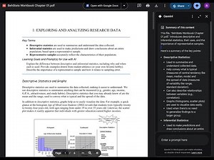 Using AI with the Behavioral Statistics Workbook