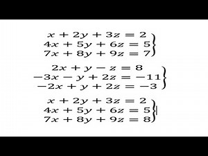Solve Any Linear System Using Gaussian Elimination