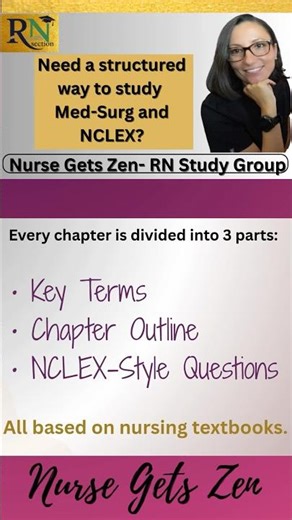Nurse GetsZen RN Study Group | #nursegetszen