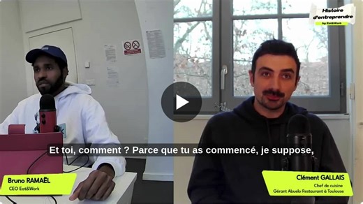 👇 Le Chef d Abuelo Restaurant Toulouse, Clément GALLAIS, a été reçu par Bruno Ramael, dans son podcast  Histoire d’entreprendre . Il y parle notamment de quelqu un qui compte beaucoup pour lui… | Abuelo Restaurant Toulouse
