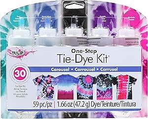 Amazon.com: Tulip One-Step Tie-Dye Kit Carousel Colors Tie Dye (DC31677) : Everything Else