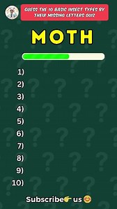 9.4K views · 203 reactions | #basicinsects #reels #insecttypes #quiz #insects #trivia #insect #QuizTime #triviamingle | Trivia Mingle | Facebook