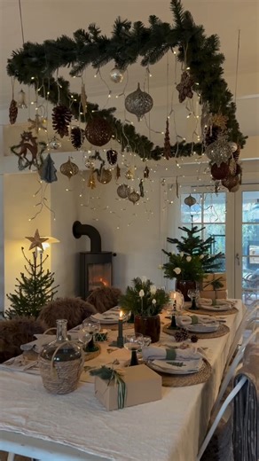 The feeling of magic is so palpable with @helenas_rum's festive dinner party setup. ❄️ ✨ | SHLTR | Facebook