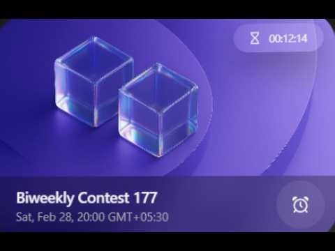 Leetcode BiWeekly Contest 177 LIVE || #leetcode #coding #programming #contest