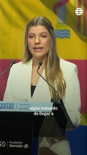 Infanta Sofía highlights the challenges of teaching in her first speech #InfantaSofia #Speech