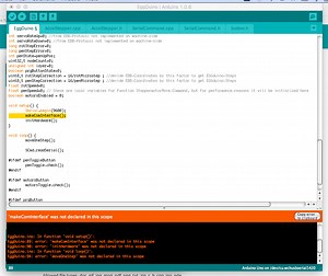 problema compilazione EGG Arduino, error not declared