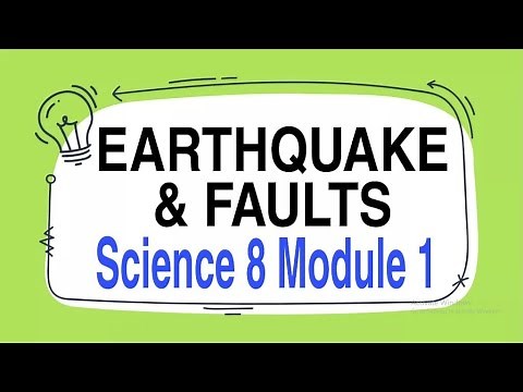 EARTHQUAKES & FAULTS| GRADE 8 SCIENCE LESSON| MODULE 1|