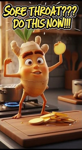 Sore Throat Burning? Try These 3 Kitchen Remedies Before Medicine#health #animation