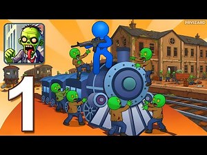 Zombie Station - Gameplay Walkthrough Part 1 - Zombie Train Survival (iOS, Android)
