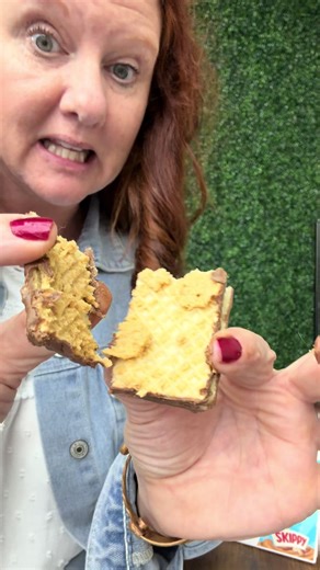 These Genius Gourmet SKIPPY peanut butter wafer bars are an easy snack option with a crunchy wafer texture and classic peanut butter chocolate flavor. Great to keep on hand for busy days when you want something simple and satisfying. #snackideas #onthenacks #pantryfinds #tiktokshopcreatorpicks