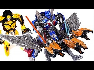Dinosaur, dragon appeared! Transformers Dragonstorm, Cogman, Optimus Prime! Go! - DuDuPopTOY