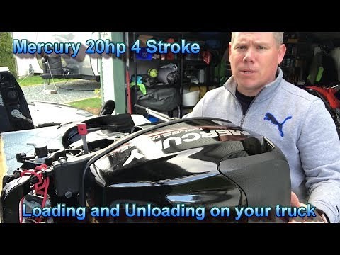 Mercury 20hp easy load and unload from your truck