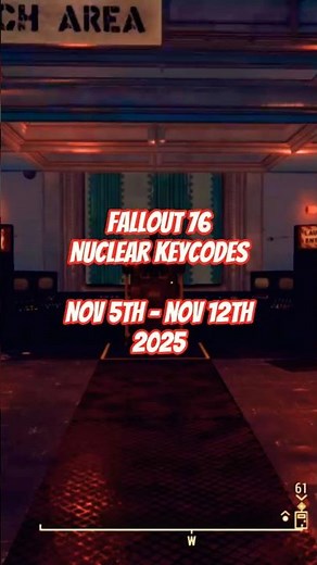 What are The Nuclear Keycodes This Week In Fallout 76? Nov 5th - Nov 12th