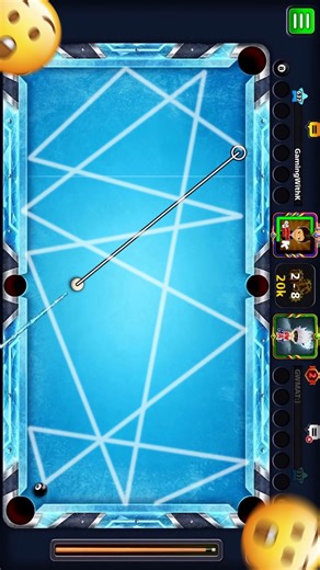 128K views · 763 reactions | insane trickshot in sippery ice #teaching #8ballpool #تعليم #gamingwithk | Gaming with K | Facebook