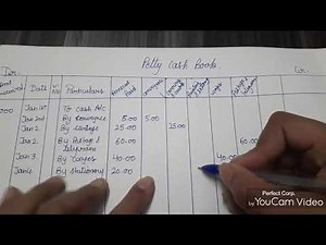 petty cash book