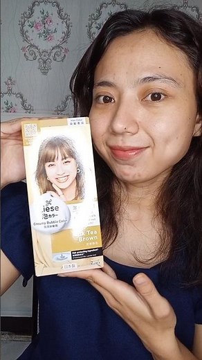 Cat rambut di rumah Liese milk tea brown #catrambut #haircolor