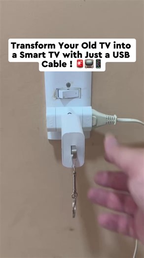 Upgrade Your Old TV to Smart TV Using a USB Cable
