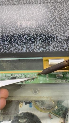 LED TV Panel Line Fix | T-Con Board COF VGH Bypass Repair
