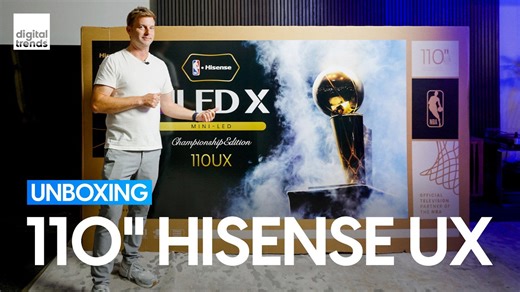 Hisense UX 110-inch unboxing: Giant TV first impressions