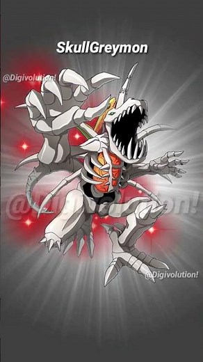 Greymon Evolution to SkullGreymon!
