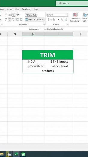 How to Use TRIM and TRANSPOSE Functions in Excel | Excel Tutorial