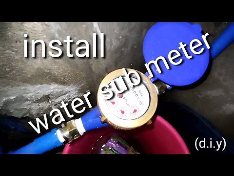 installing water sub meter. . (DIY)