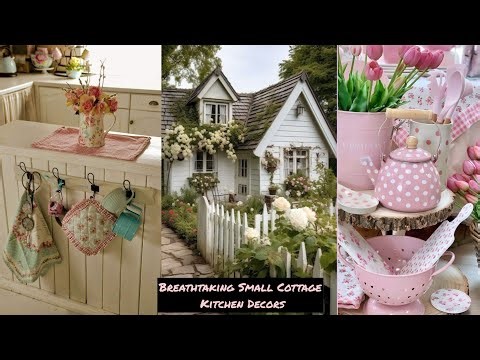 🍂 RUSTIC 🍂Aesthetic: Shabby Chic Small Kitchen Decor Ideas & Design With a Lived-in Feel