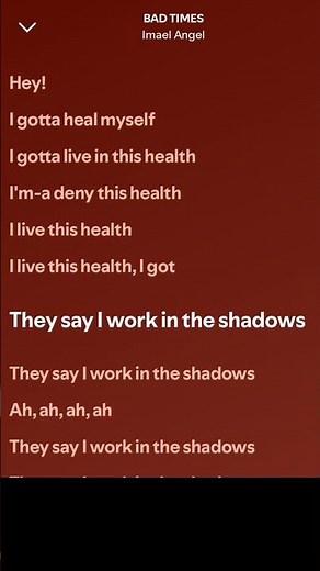 Bad Times (Extended Version) - Imael Angel | Lyrics (Line 3)