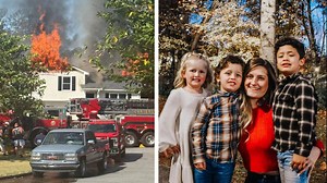 Devastating fire destroys Cartersville family's home; Good Samaritan helps them in time of need
