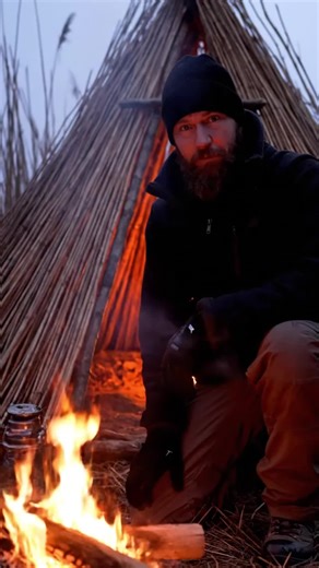 ASMR Camping Survival: Building Shelter in Nature