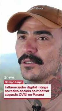 Digital influencer intrigues social media after showing alleged UFO in Paraná
