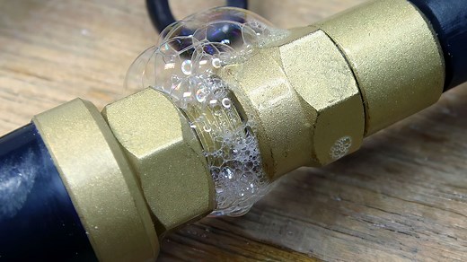 Check For A Gas Leak DIY (Soapy Water Test) ‐ Fixed Today