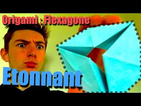 Flexagone : ETONNANT ORIGAMI - Tutoriel