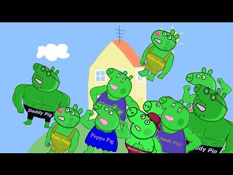 Finger Family Peppa Pig Hulk | Nursery Rhymes for Children