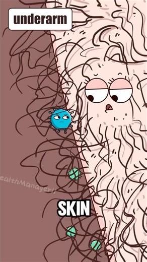 What happens if you remove underarm hair incorrectly?