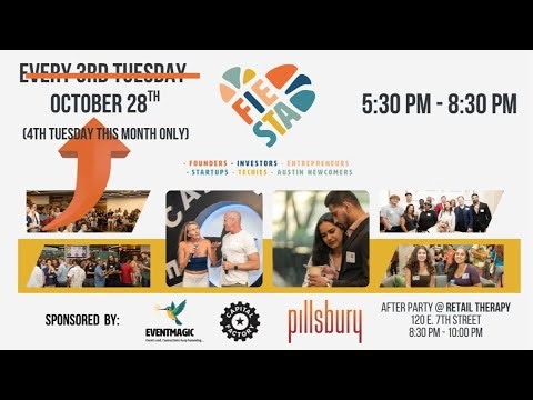 October FIESTA Founder Magic (one week later/4th Tuesday)