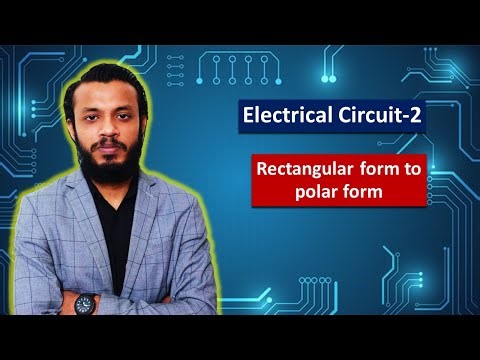 Rectangular form to polar form in calculator | Electrical Circuit 2 math 1