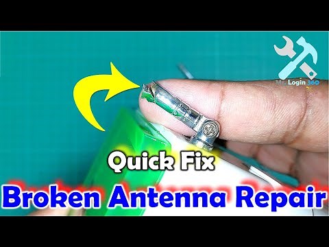 How to Repair a Broken Stainless Steel Telescopic Radio Antenna | Easy & Quick DIY Fix