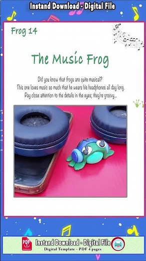Clay Frog, Polymer Clay Figure, Polymer Clay Tutorial, Air Dry Clay Frog Tutorial, Air Dry Clay DIY