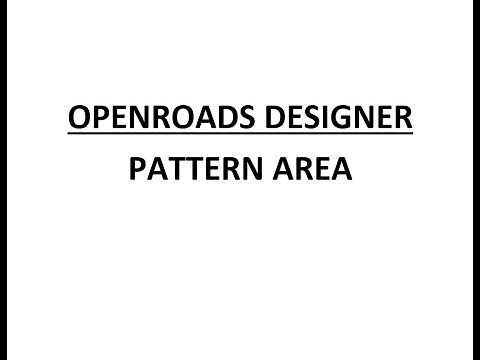 ORD - MicroStation - 11.8 - Pattern Area