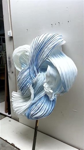 TY ART SPACE Custom Support 3D Fabric Modeling Wall Art Home Decor for High-end Interior Design