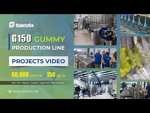 SaintyCo G150 Gummy Production Line in Action – Global Gummy Projects You Can’t Miss