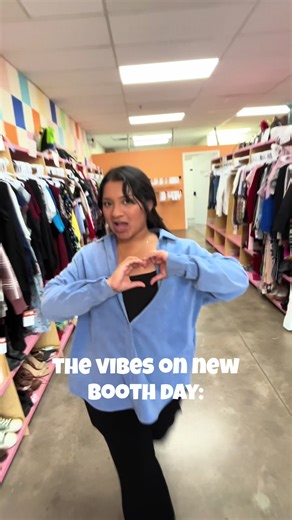 Every new booth day is a PARTY. Come join! 🍀💃 #indyclover #thriftshop #henderson #lasvegas #thrift